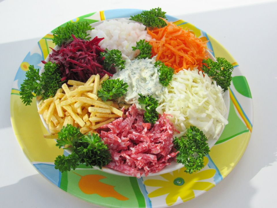 Яркий салат "Краски осени" — простая радость на вашем столе