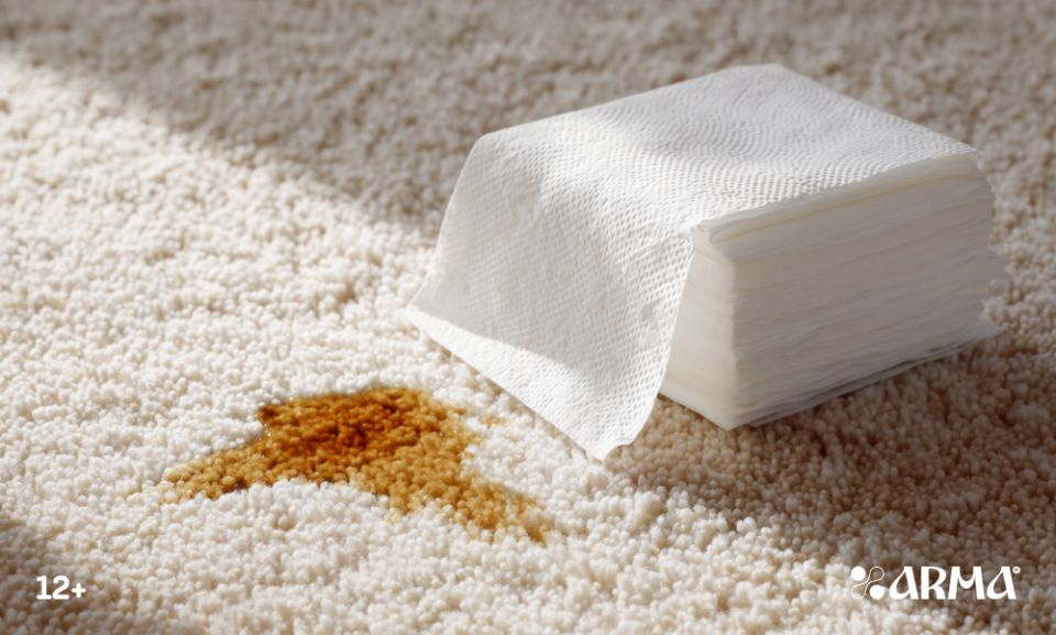 Как эффективно справиться с пятнами на коврах