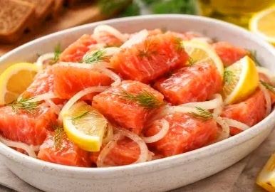 Быстрая и вкусная горбуша для новогоднего стола