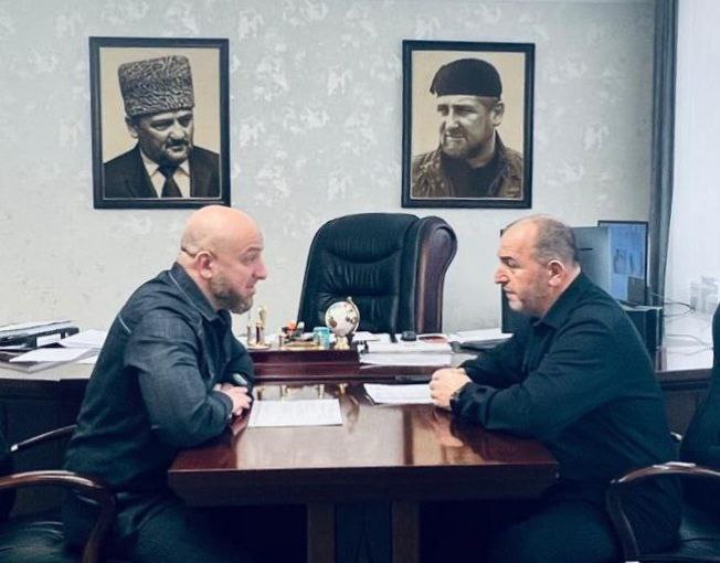 Ибрагим Эдилов провёл рабочую встречу с руководством администрации Надтеречного района