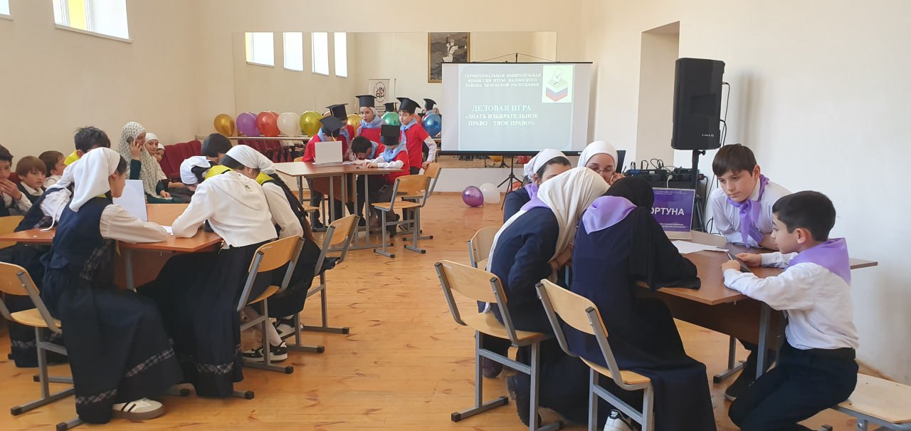 «Знать избирательное право – твое право!»: Деловая игра собрала юных избирателей Итум-Калинского района «Знать избирательное право – твое право!»: Деловая игра собрала юных избирателей Итум-Калинского района