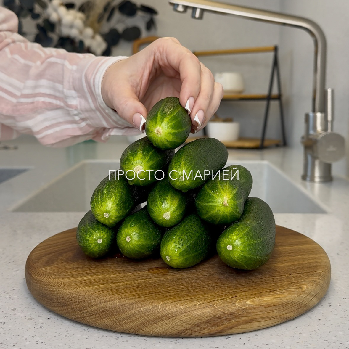 Летний огуречный салат, который удивит вас простотой и вкусом