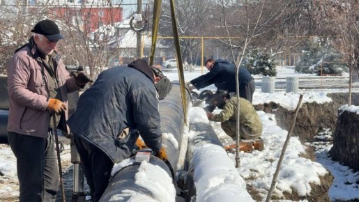 В Грозном продолжаются масштабные работы по обновлению тепловых сетей