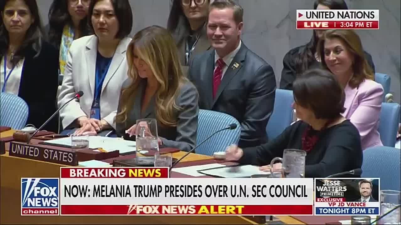 Супруга президента США Мелания Трамп председательствовала на заседании Совета Безопасности ООН по защите детей в условиях конфликта, пока США наносят удары по Ирану, а в Иране убиты уже более 200 детей за три дня...