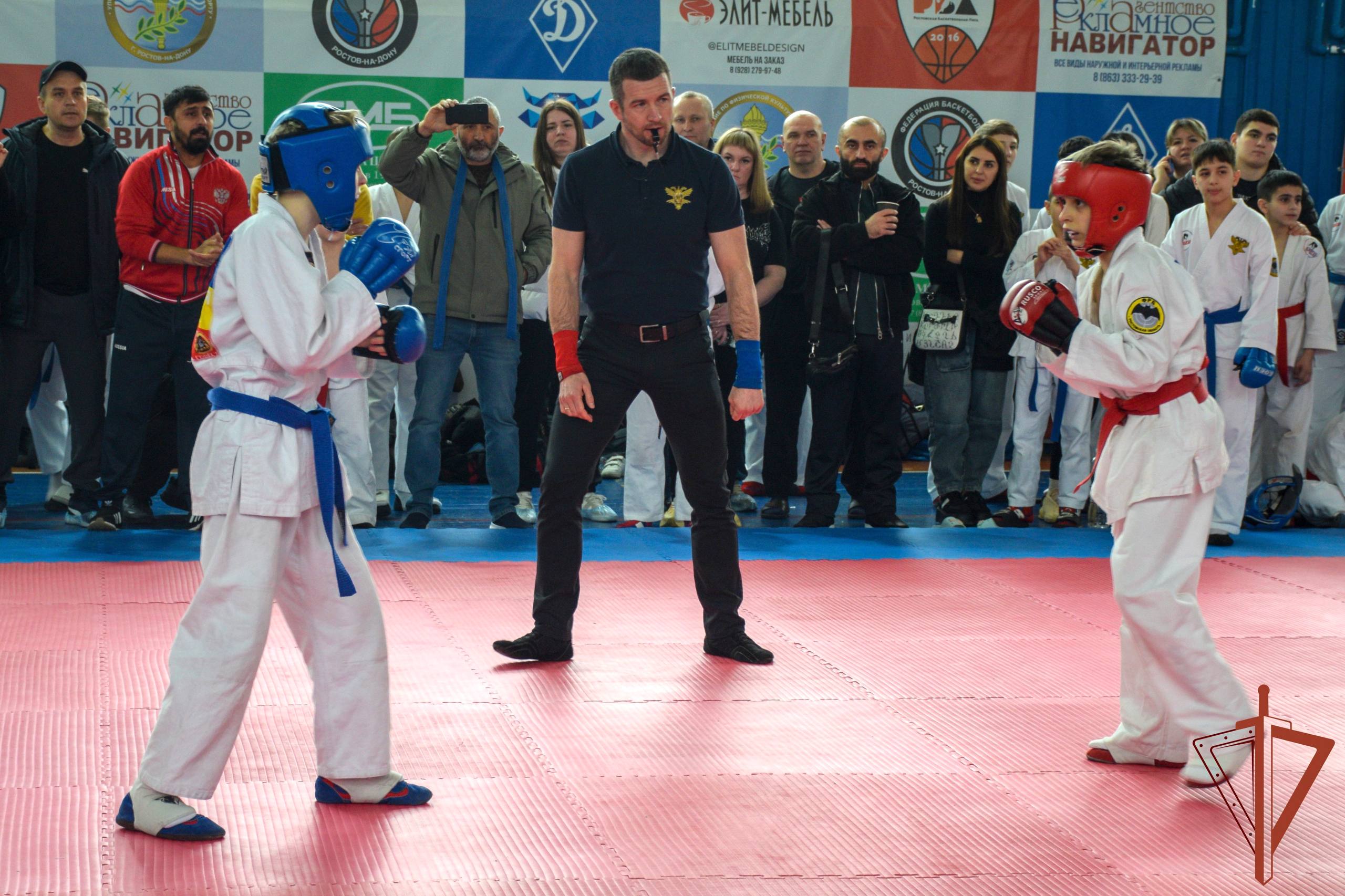 В Ростове-на-Дону прошли детские соревнования по рукопашному бою, посвященные Герою России капитану Виталию Цымановскому – военнослужащему отряда специального назначения «Росич» Южного ордена Жукова округа Росгвардии