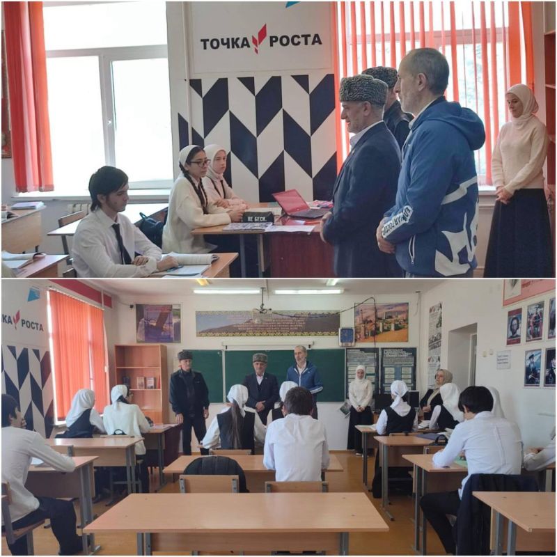 Муса Демильханов побывал в СОШ с. Айти-Мохк