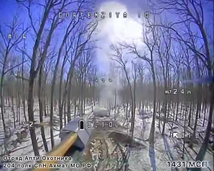 Рамзан Кадыров сообщил об уничтожении западной техники бойцами спецназа «АХМАТ» на Харьковском направлении