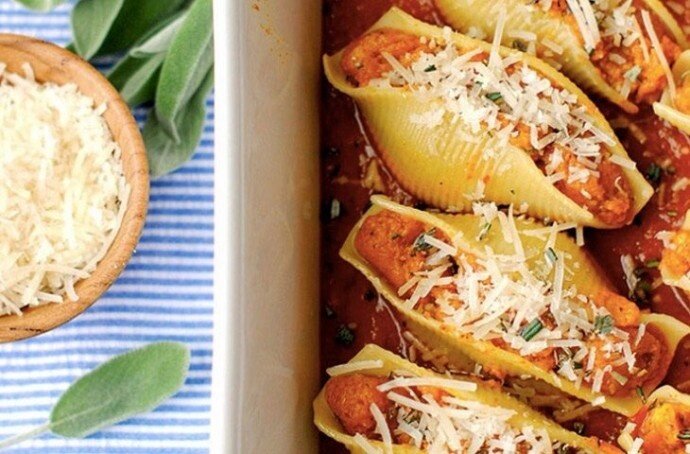 Вкусные ракушки с тыквенной начинкой: простой рецепт для гурманов