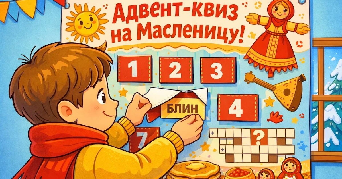 Увлекательный адвент-квиз к Масленице: играем и узнаем новое