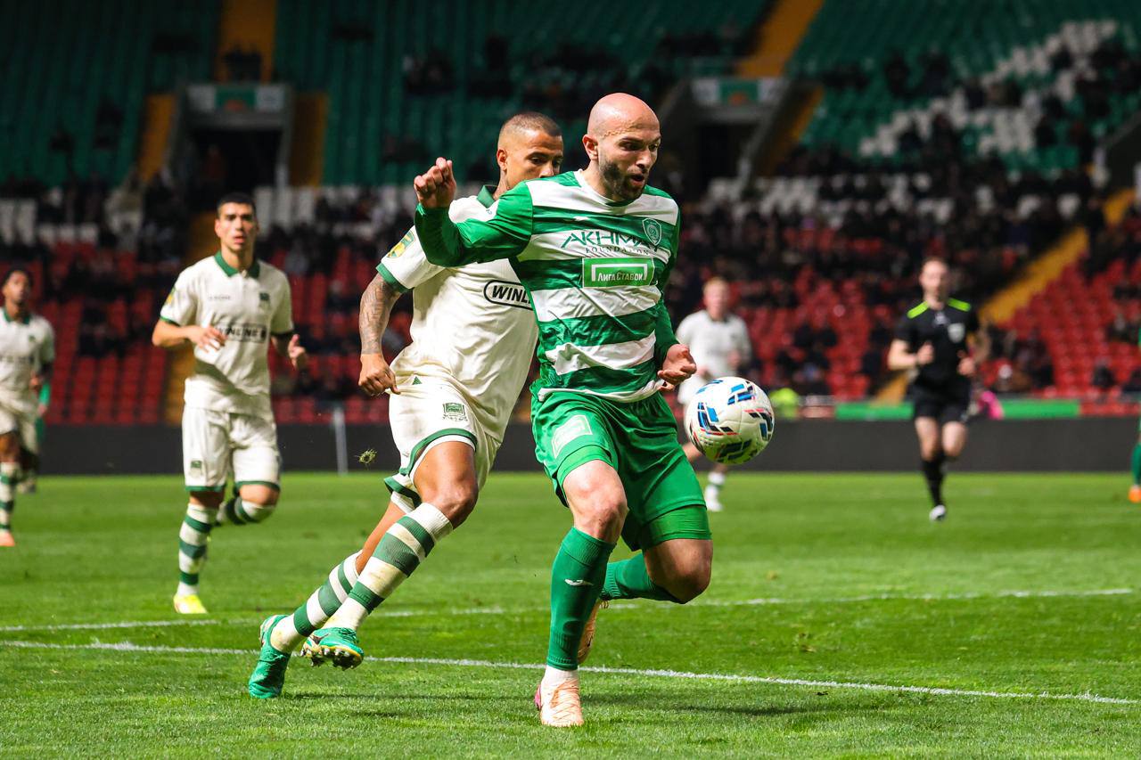 Нападающий «Ахмата» Георгий Мелкадзе поделился впечатлениями после игры с лидером чемпионата - «Краснодаром»