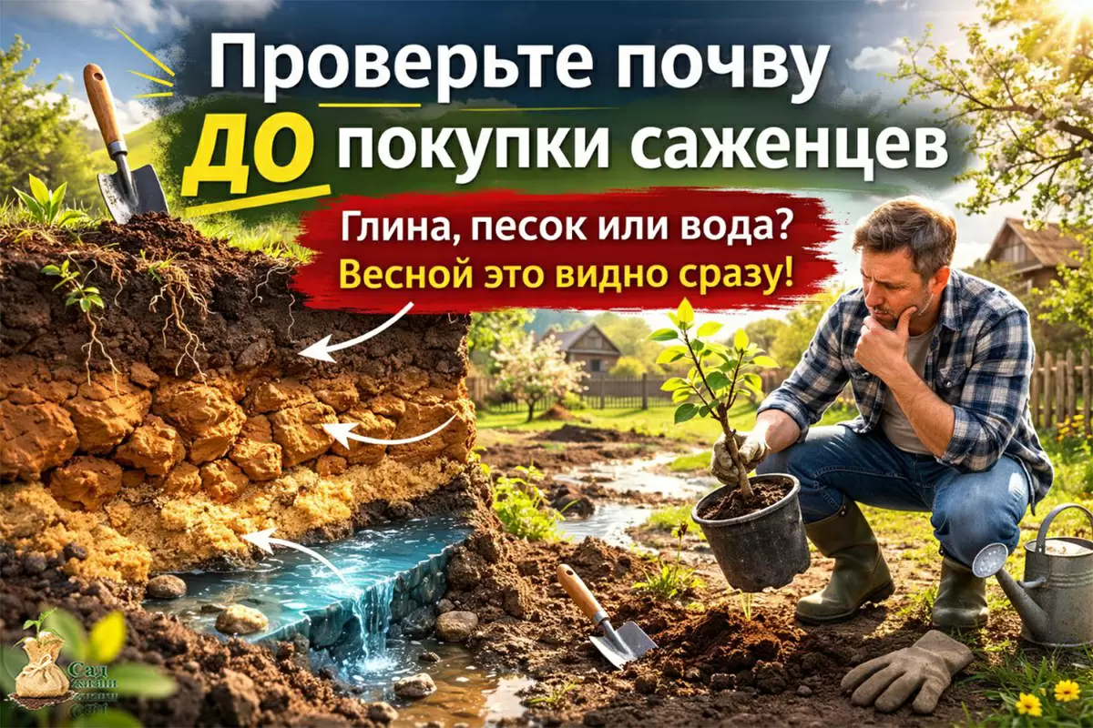 Как оценить почву и уровень грунтовых вод перед посадкой сада весной