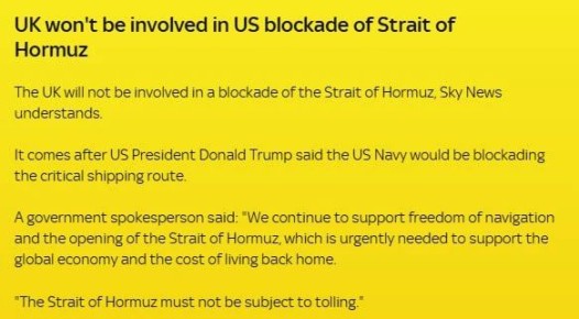 �������������� �� ����� ����������� � ������� ���������� �������, � Sky News