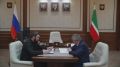 Магомед Даудов: Друзья! С руководителем Управления Федерального казначейства по ЧР Абдулой Магомадовым обсудили основные показатели деятельности возглавляемого им ведомства за первое полугодие