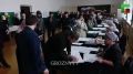 Семья Черхиговых также приняла участие в голосовании на избирательном участке в селе Аллерой
