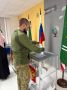 Участники специальной военной операции и ветераны принимают участие в голосовании в Чеченской Республике