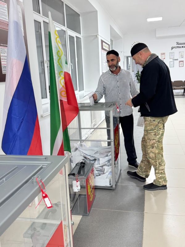 В Чеченской Республике завершилось голосование на выборах 20 сентября В Чеченской Республике завершилось голосование на выборах 20 сентября