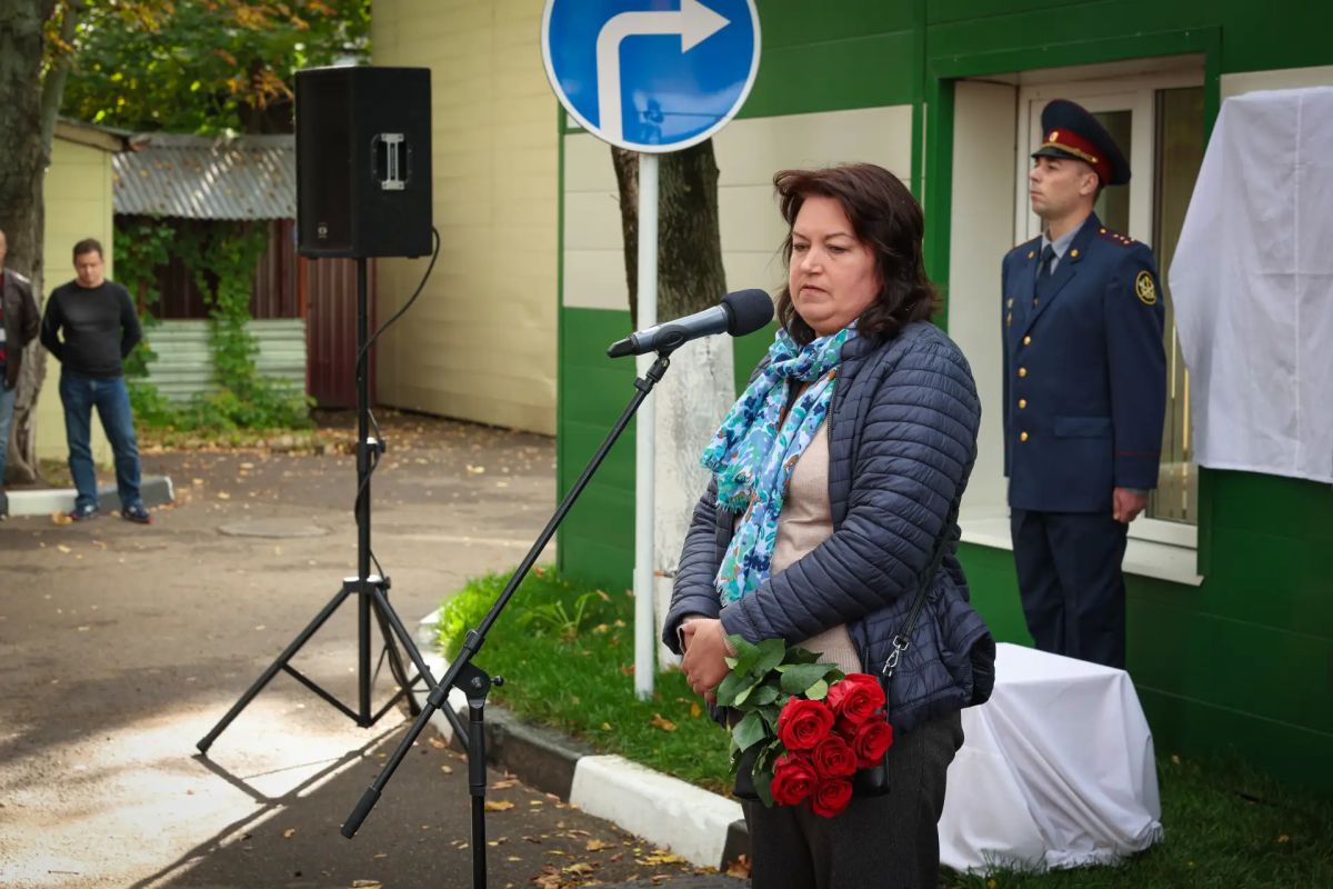 В Управлении автотранспорта ФСИН России открыта мемориальная доска работнику УИС, погибшему в ходе специальной военной операции В Управлении автотранспорта ФСИН России открыта мемориальная доска работнику УИС, погибшему в ходе специальной военной операции