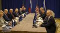 Министр иностранных дел России Сергей Лавров и госсекретарь США Марко Рубио с делегациями провели встречу на полях работы Генеральной Ассамблеи ООН
