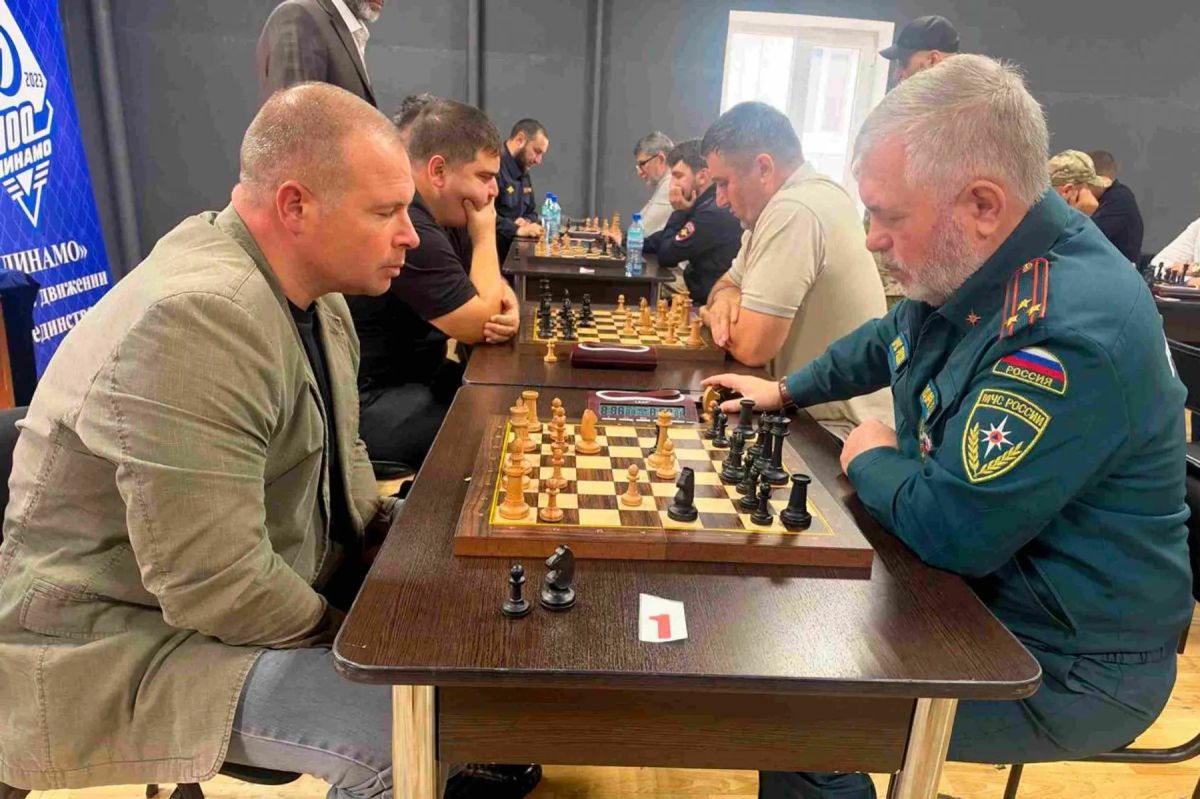 Росгвардейцы стали победителями регионального чемпионата «Динамо» по шахматам в Грозном
